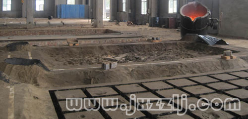 建新铸造现场